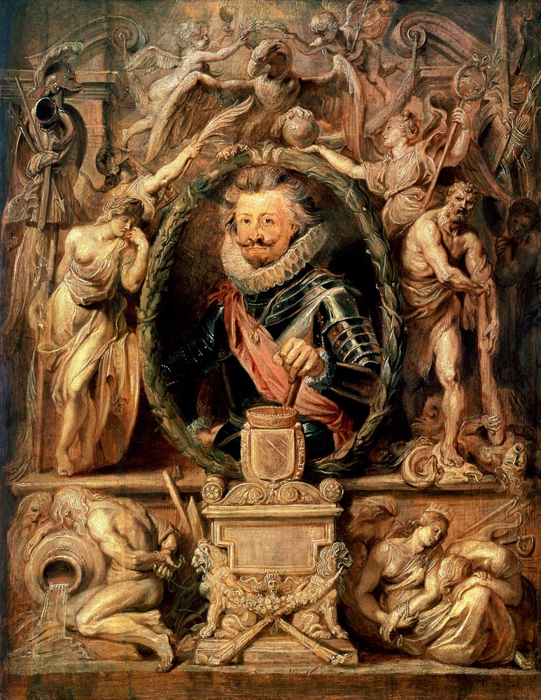 Portrait of Charles Bonaventure de Longueval, Comte de Bucquoy (1571-1621) van Peter Paul Rubens Peter Paul Rubens