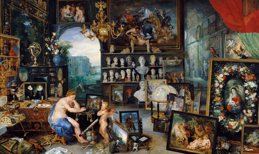 Allegorie van het zicht - Peter Paul Rubens en Jan  Breughel  van Peter Paul Rubens Peter Paul Rubens