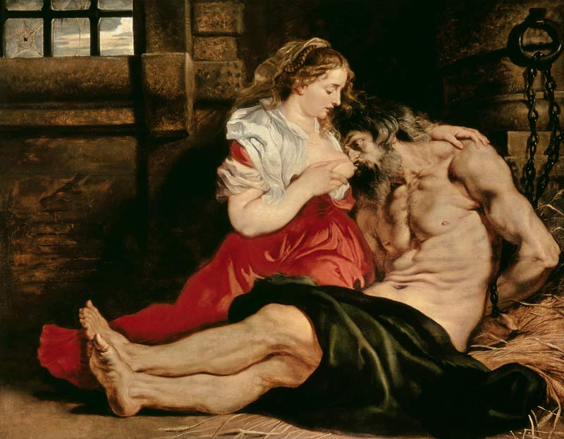 Cimon und Pero van Peter Paul Rubens Peter Paul Rubens
