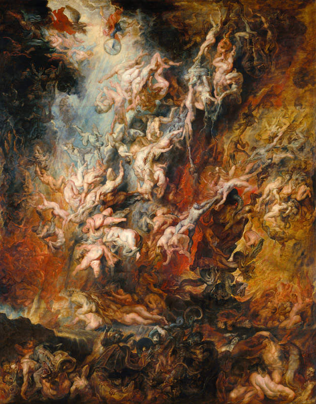 De val van de verdoemden van Peter Paul Rubens Peter Paul Rubens
