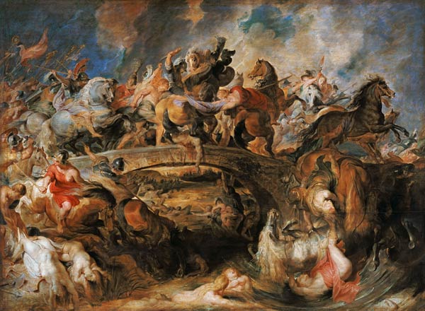 Die Amazonenschlacht van Peter Paul Rubens Peter Paul Rubens