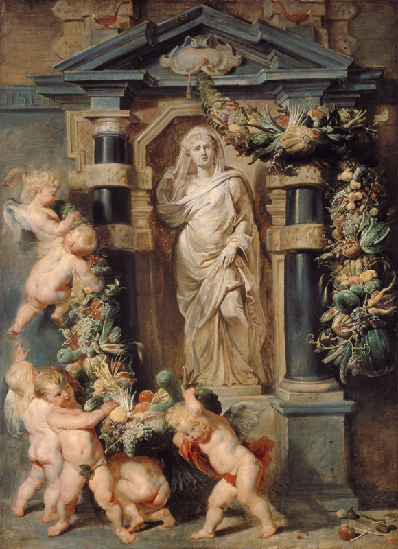 The Statue of Ceres van Peter Paul Rubens Peter Paul Rubens