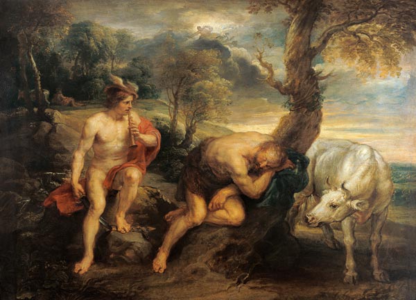 Merkur und Argus van Peter Paul Rubens Peter Paul Rubens