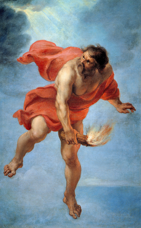 J.Cossiers / Prometheus / c.1637 van Peter Paul Rubens Peter Paul Rubens