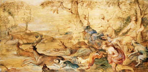 The Hunt of Diana van Peter Paul Rubens Peter Paul Rubens