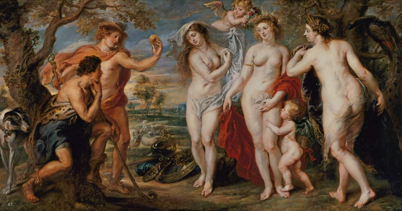 The Judgement of Paris van Peter Paul Rubens Peter Paul Rubens