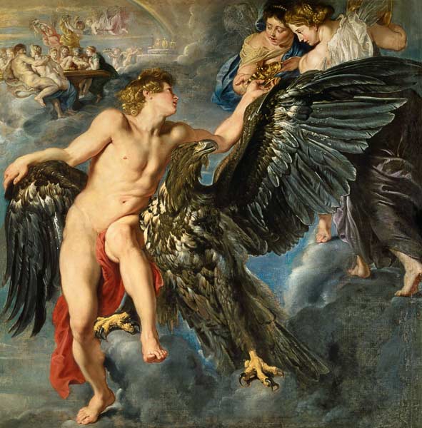 The Kidnapping of Ganymede van Peter Paul Rubens Peter Paul Rubens