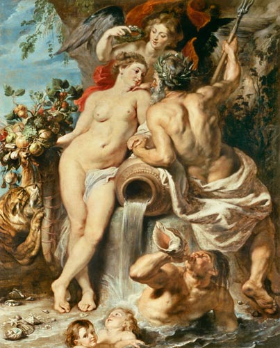 De band tussen aarde en water. van Peter Paul Rubens Peter Paul Rubens