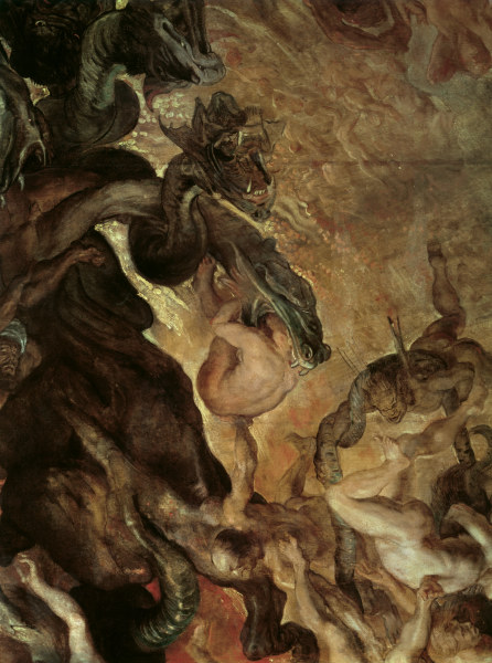 Descent into Hell / Rubens van Peter Paul Rubens Peter Paul Rubens