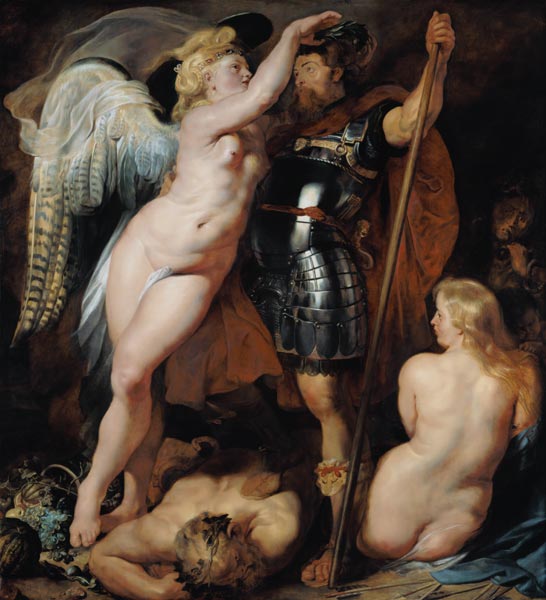 De kroning van de Held van de Deugd van Peter Paul Rubens Peter Paul Rubens
