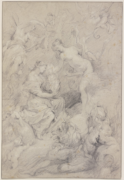 Die Geburt der Prinzessin in Florenz am 26. April 1573 van Peter Paul Rubens Peter Paul Rubens