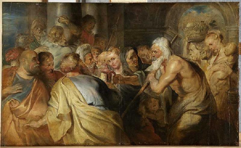 Diogenes sucht Menschen. van Peter Paul Rubens Peter Paul Rubens