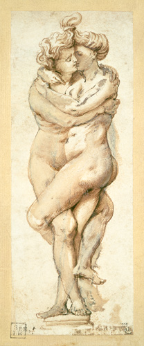 Embracing Couple van Peter Paul Rubens Peter Paul Rubens