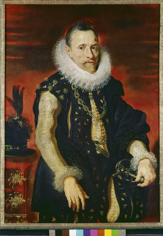 Erzherzog Albrecht VII. von Österreich (1559-1621) van Peter Paul Rubens Peter Paul Rubens