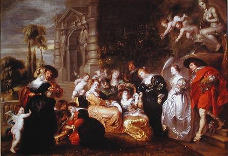The Garden of Love van Peter Paul Rubens Peter Paul Rubens