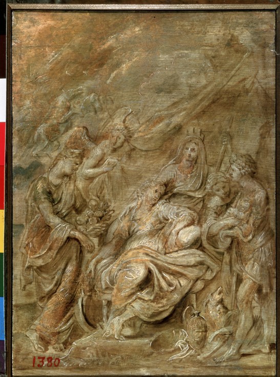 Birth of the Dauphin, Louis XIII van Peter Paul Rubens Peter Paul Rubens