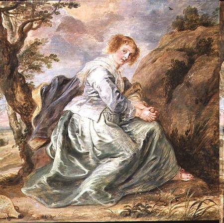 Hagar in the Desert van Peter Paul Rubens Peter Paul Rubens