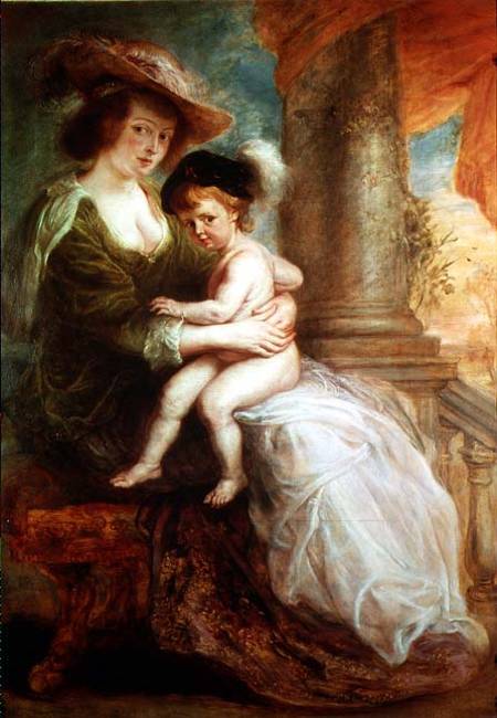 Helene Fourment (1614-73) and her son Frans van Peter Paul Rubens Peter Paul Rubens
