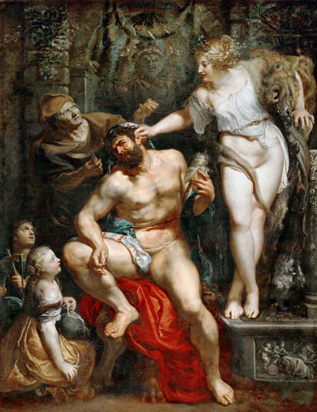 Hercules and Omphale van Peter Paul Rubens Peter Paul Rubens