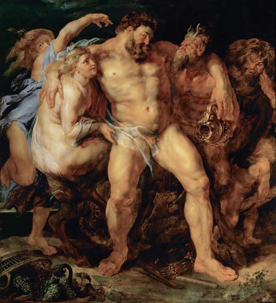 P. P. Rubens / The drunken Hercules van Peter Paul Rubens Peter Paul Rubens