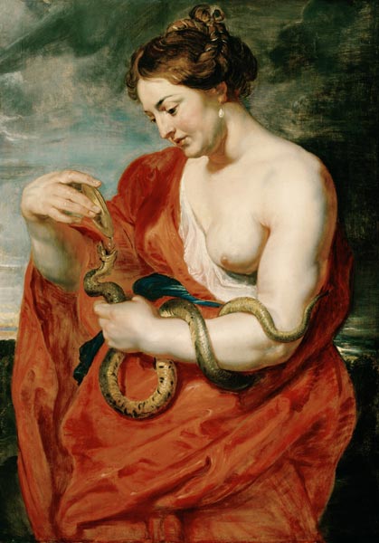 Hygeia, Goddess of Health van Peter Paul Rubens Peter Paul Rubens