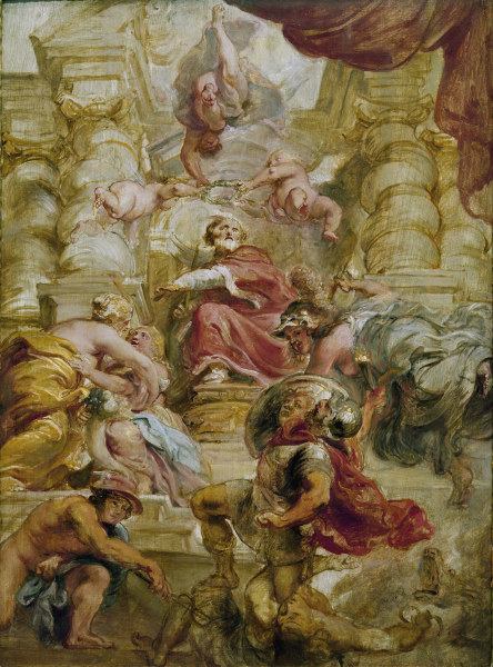 Jakob I. als Friedenskönig/ P.P. Rubens van Peter Paul Rubens Peter Paul Rubens