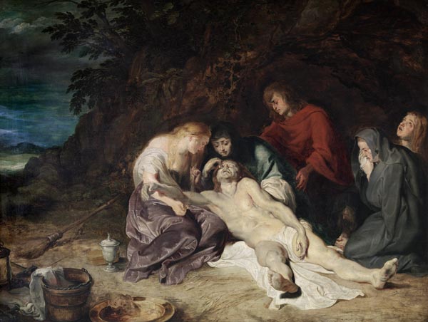 Lamentation over the Dead Christ with St. John and the Holy Women van Peter Paul Rubens Peter Paul Rubens