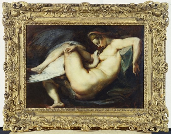 Leda and the Swan van Peter Paul Rubens Peter Paul Rubens