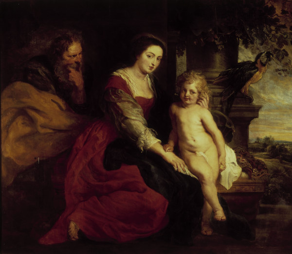 Madonna with the Parrot/ Rubens/ c.1614 van Peter Paul Rubens Peter Paul Rubens
