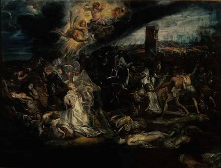 The Martyrdom of St. Ursula and the ten thousand virgins van Peter Paul Rubens Peter Paul Rubens