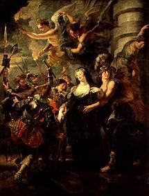 Medici-Zyklus: Die Flucht der Königin aus Blois, 21./22.2.1619 van Peter Paul Rubens Peter Paul Rubens
