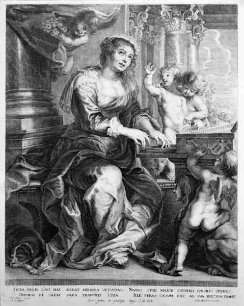 nach Peter Paul Rubens, Heilige Cäcilia van Peter Paul Rubens Peter Paul Rubens