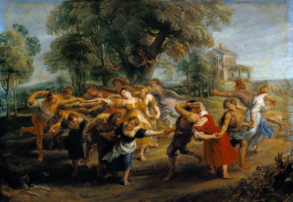 Bäuerlicher Tanz. van Peter Paul Rubens Peter Paul Rubens