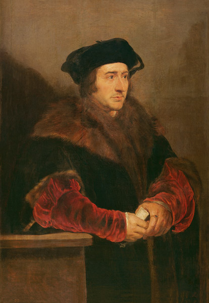 Portrait of Sir Thomas More van Peter Paul Rubens Peter Paul Rubens