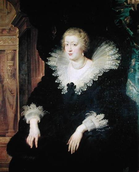 Portrait of Anne of Austria (1601-66) van Peter Paul Rubens Peter Paul Rubens