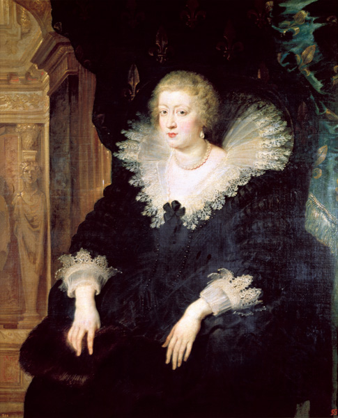 Portrait of Anne of Austria (1601-66) Infanta of Spain, Queen of France and Navarre van Peter Paul Rubens Peter Paul Rubens