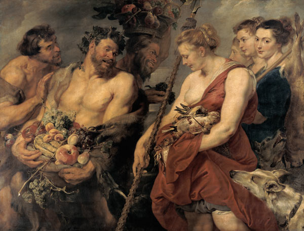 Dianas Heimkehr von der Jagd van Peter Paul Rubens Peter Paul Rubens