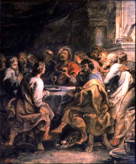 The Last Supper van Peter Paul Rubens Peter Paul Rubens