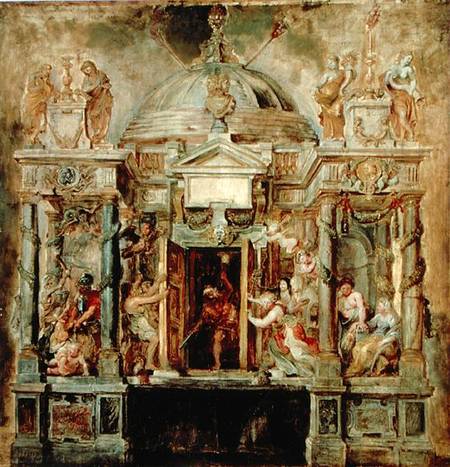 Temple of Janus van Peter Paul Rubens Peter Paul Rubens
