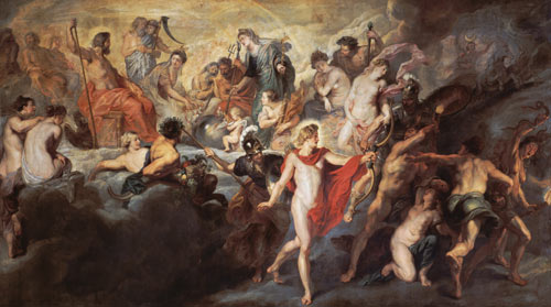 Medici-Zyklus:Die Herrschaft der Königin (oder: Der Rat der Götter) van Peter Paul Rubens Peter Paul Rubens