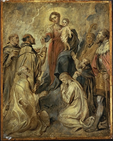 The Virgin and Child of the Rosary van Peter Paul Rubens Peter Paul Rubens