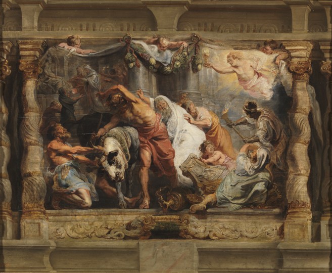 The Triumph of the Eucharist over Idolatry van Peter Paul Rubens Peter Paul Rubens