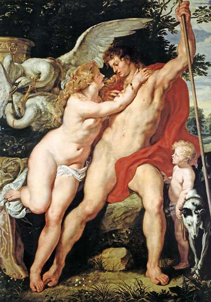Rubens / Venus and Adonis van Peter Paul Rubens Peter Paul Rubens