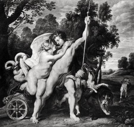 Venus and Adonis van Peter Paul Rubens Peter Paul Rubens