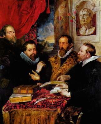 Die vier Philosophen van Peter Paul Rubens Peter Paul Rubens