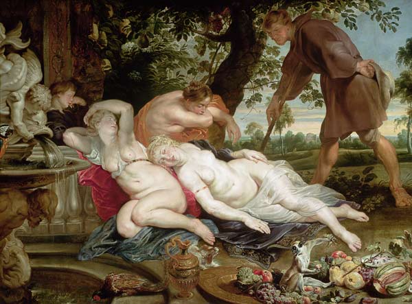 Cimon and Iphigenia van Peter Paul Rubens Peter Paul Rubens