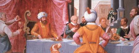 Story of Esther: Banquet scene van Peter Witte