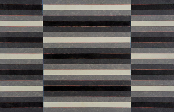 Striped Triptych No.4 van  Peter Hugo  McClure