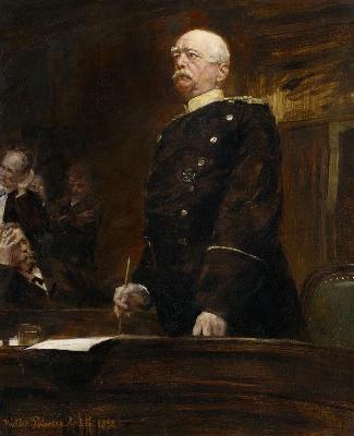 Portrait of Count Bismarck in the Reichstag