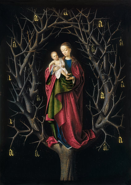 The Virgin of the dry Tree van Petrus Christus